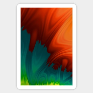 Painterly Fractal Sticker